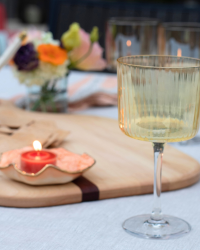 Four Exquisite Wine Glasses